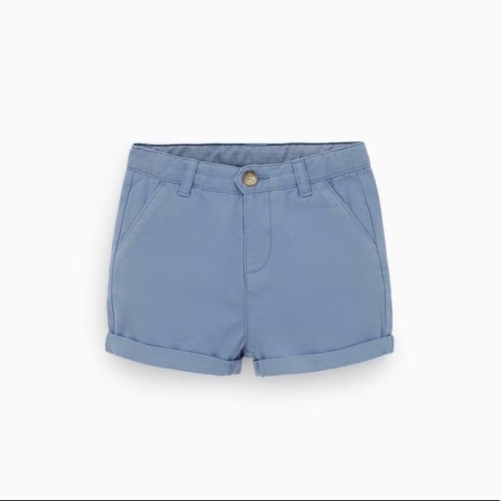 Zara Toddler Kids Blue Chino Shorts 3-4T